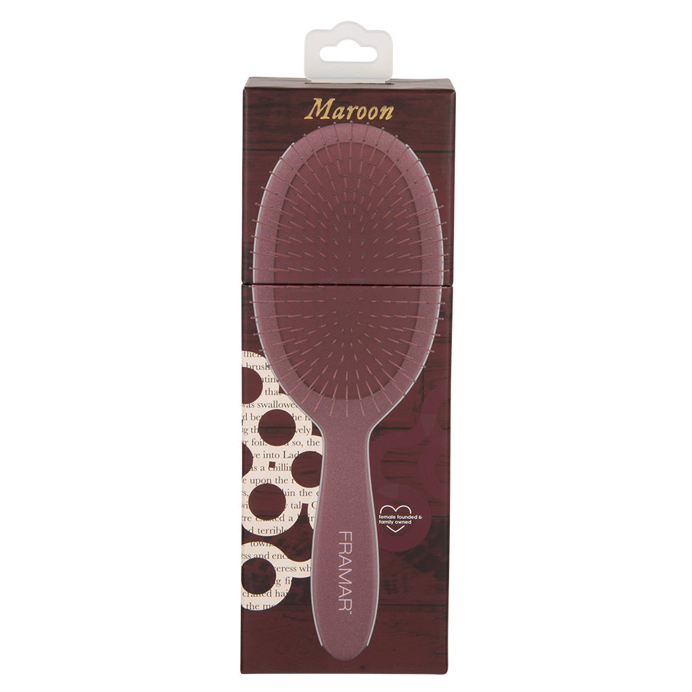 FRAMAR DETANGLE BRUSH MAROON (RØDBRUN)