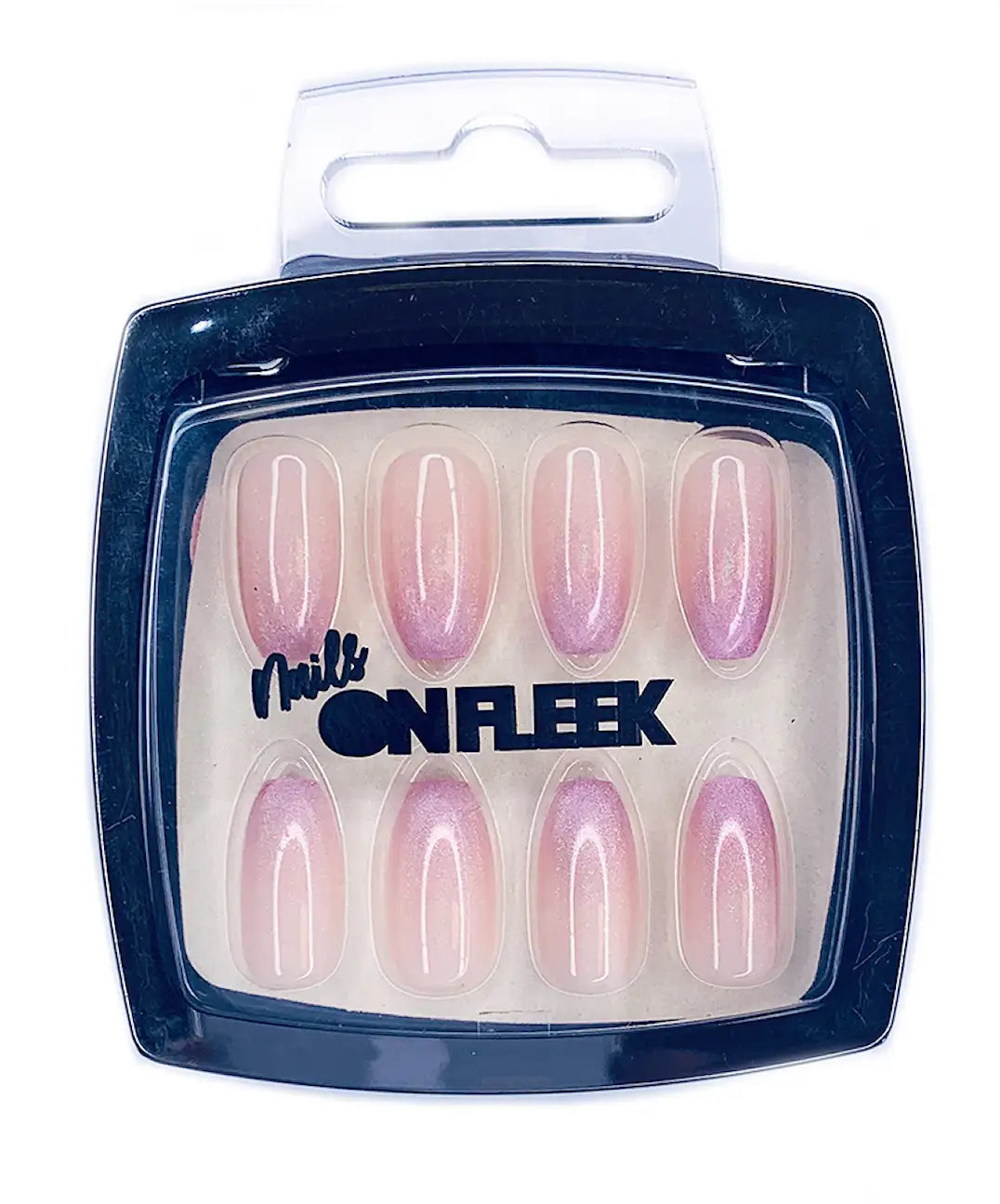 NAILS ON FLEEK PINK OMBRE GLITTER NAIL KIT