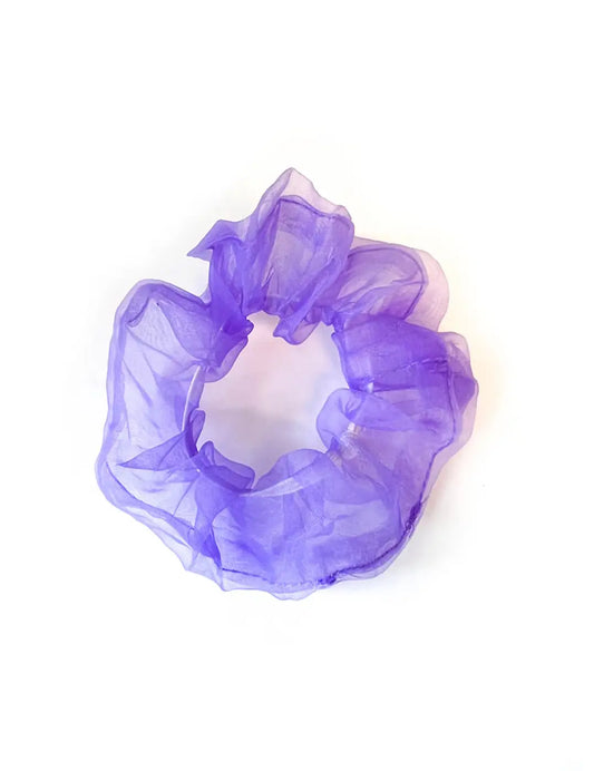 ORGANZA SCRUNCHIE PURPLE