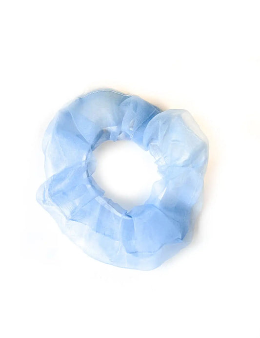 ORGANZA SCRUNCHIE LIGHT BLUE