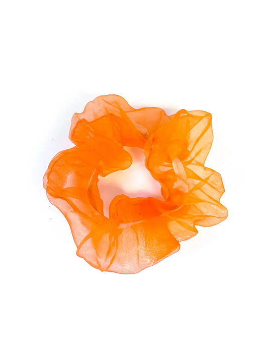 ORGANZA SCRUNCHIE ORANGE